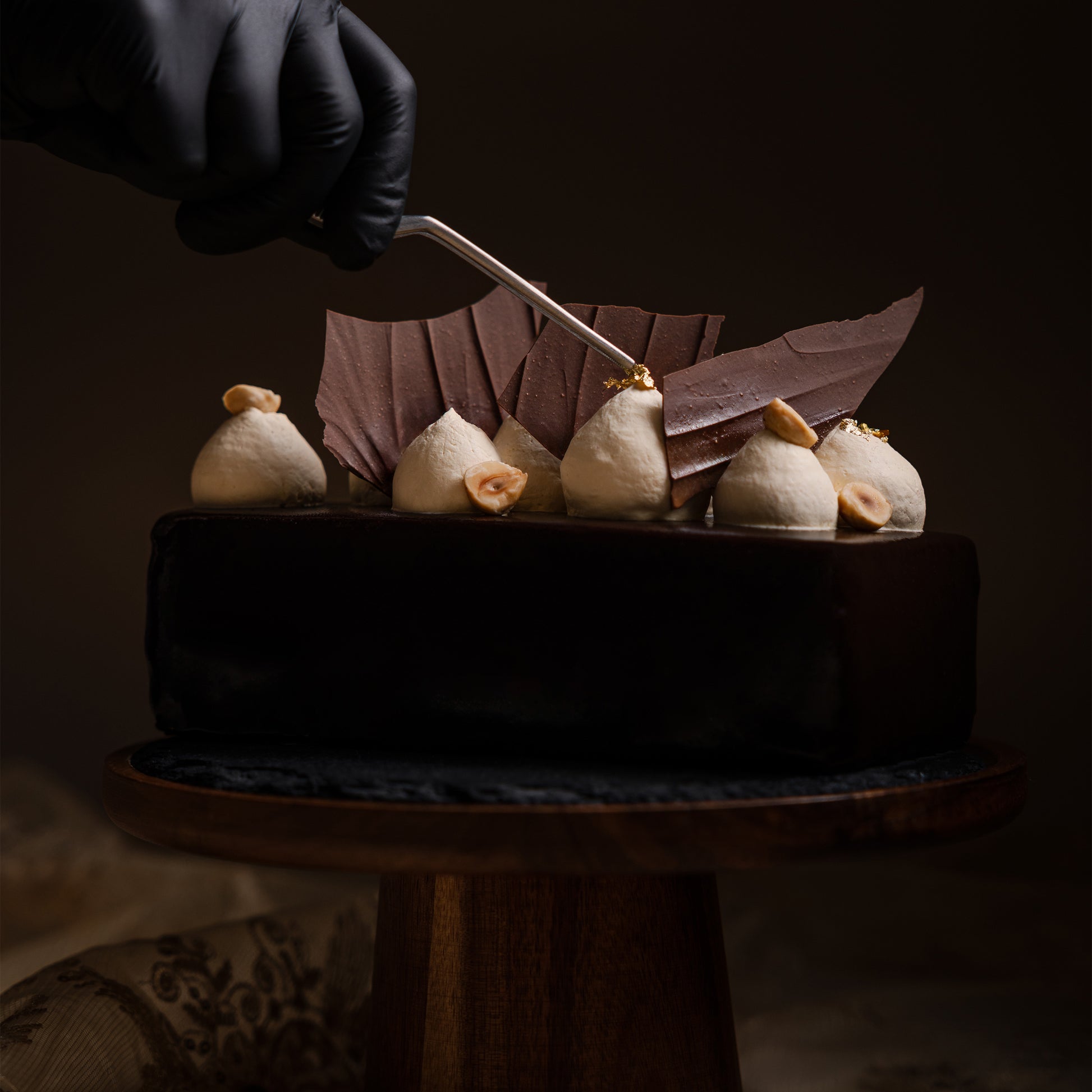 Dark Chocolate Hazelnut Entremet