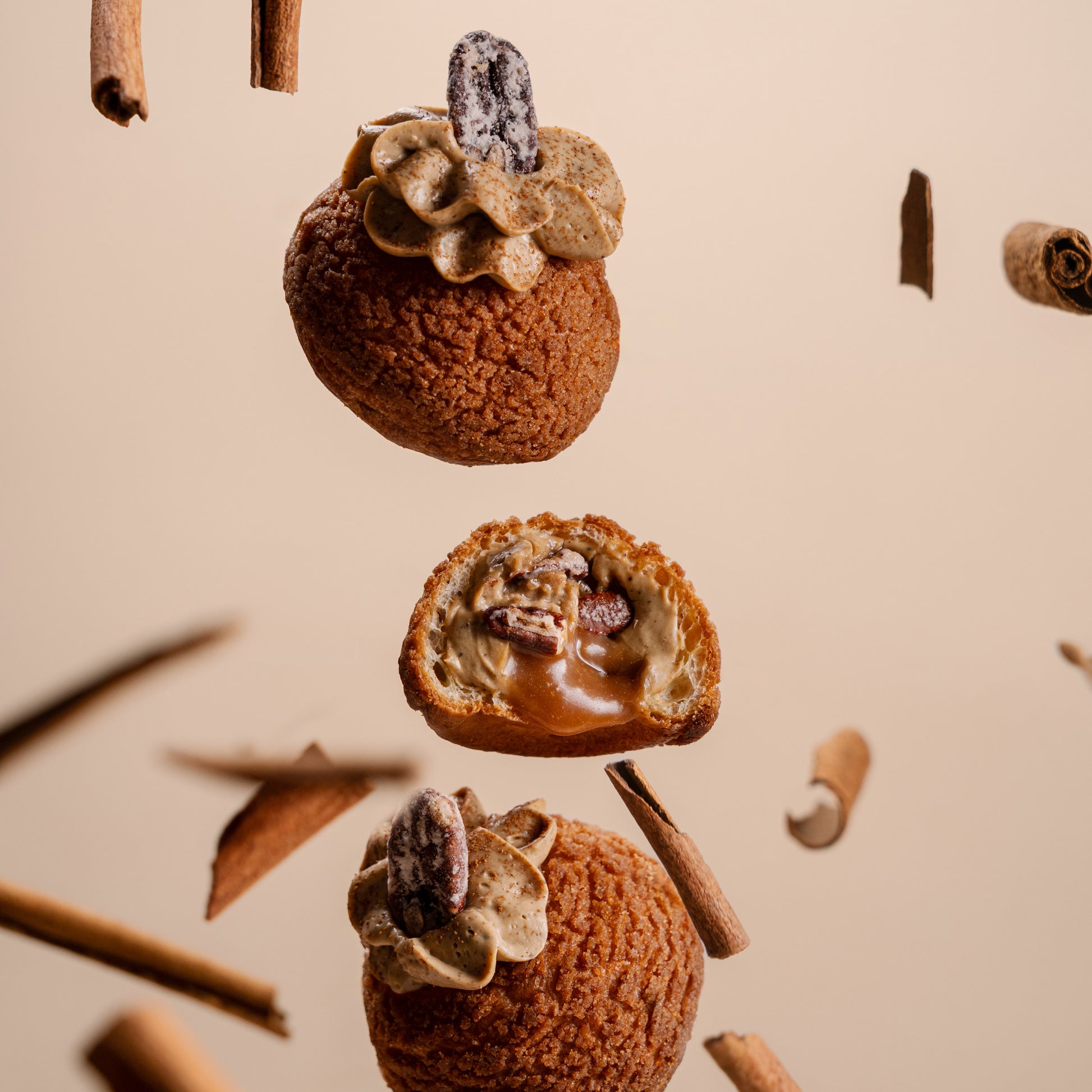 Masala Chai Choux au Craquelin