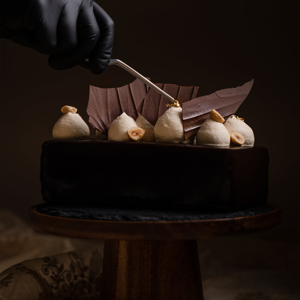 Dark Chocolate Hazelnut Entremet