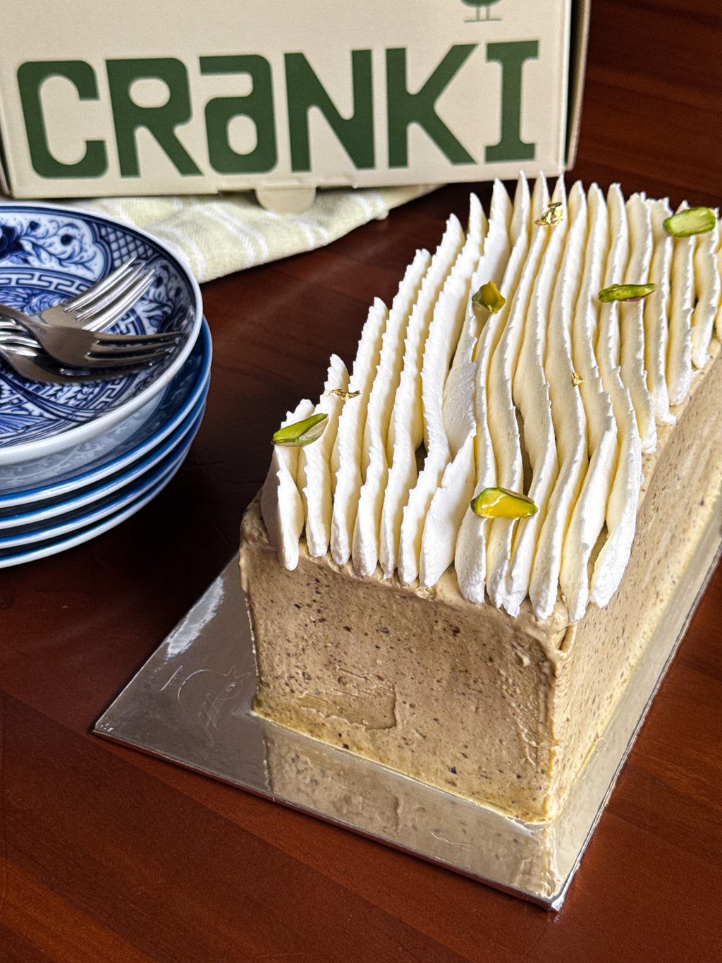 Roasted Double Pistachio Dacquoise