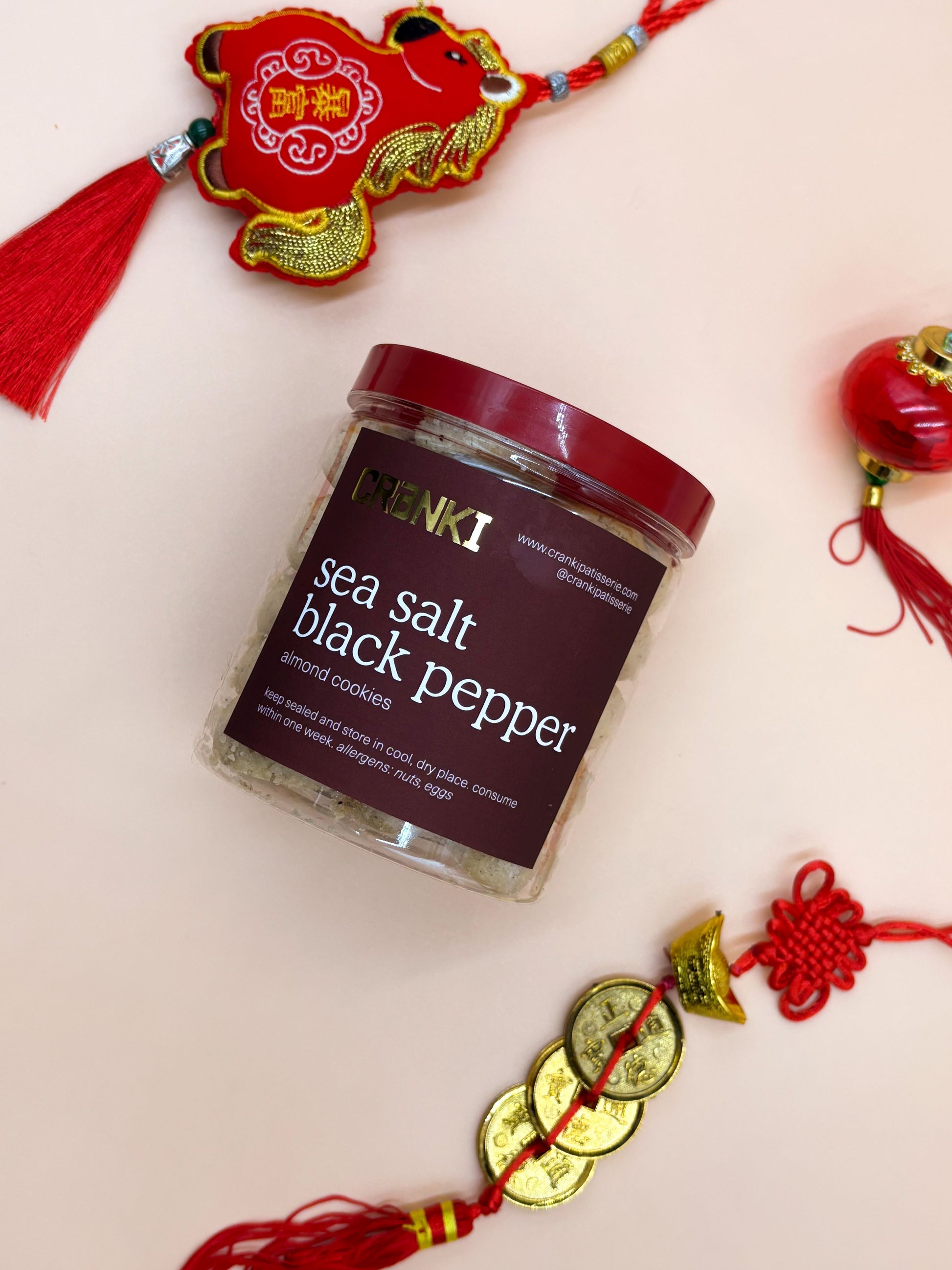 Sea Salt Black Pepper Almond Cookies