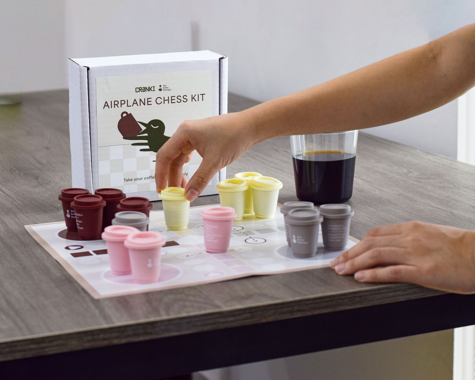 Coffee Airplane Chess Kit