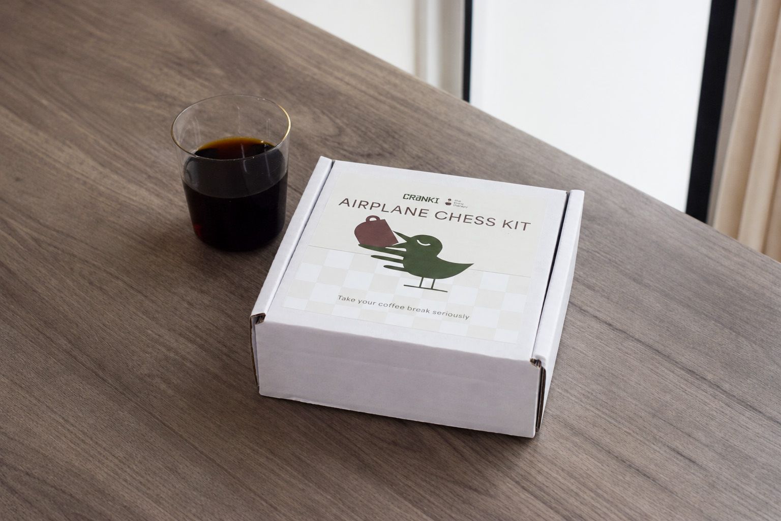 Coffee Airplane Chess Kit